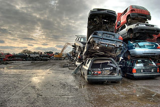 voiture sur un camion de récupération