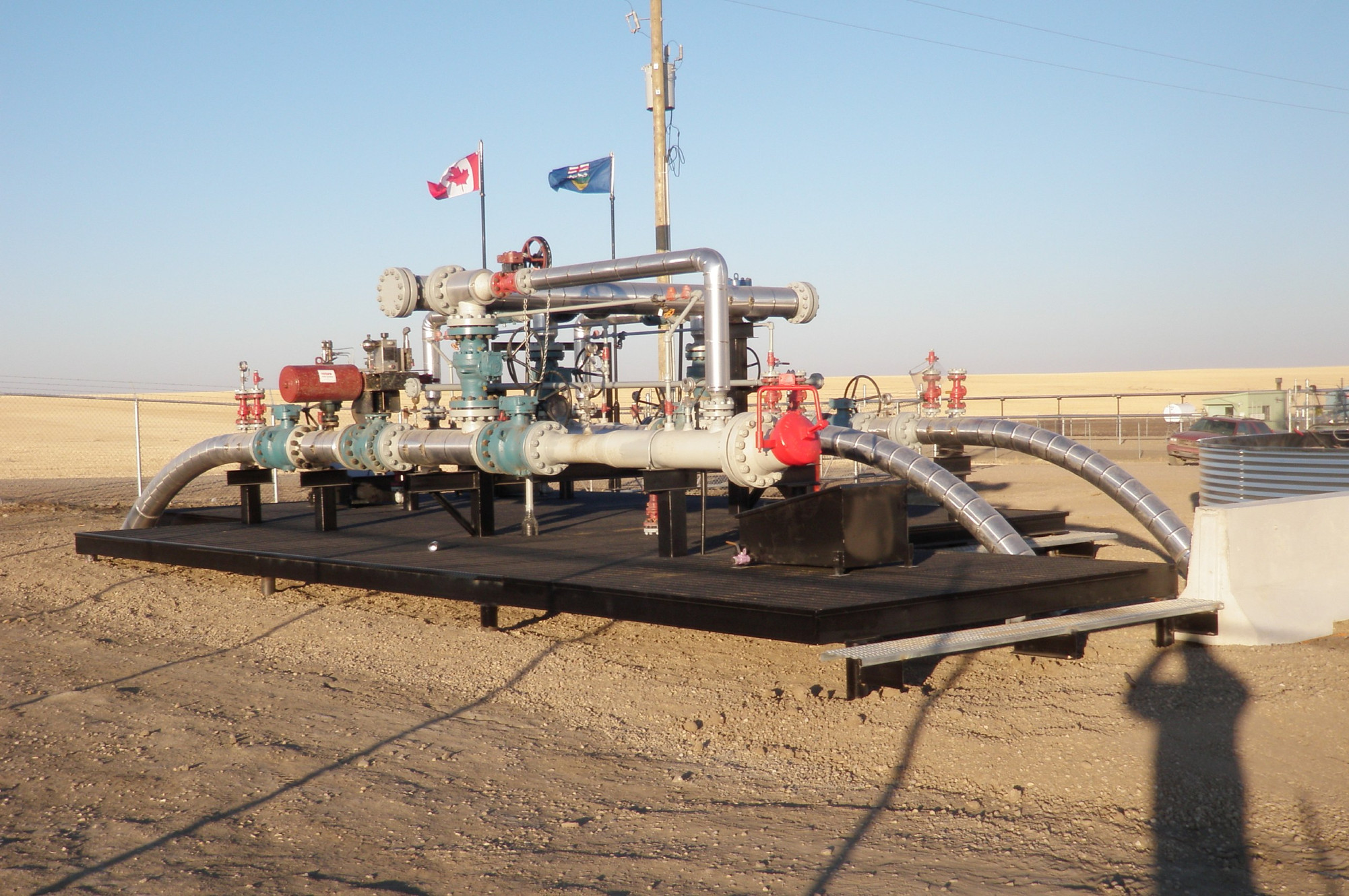 Construction of Oilfield Facilities in Brooks Facilities Construction