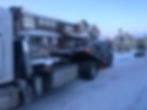 car being towed 