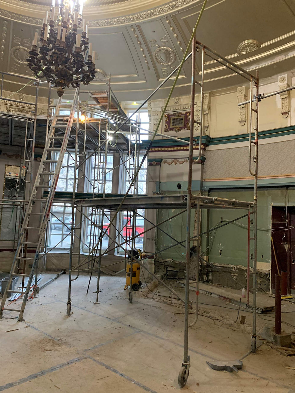 restoration work in progress