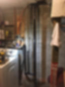 New piping installation in laundry room