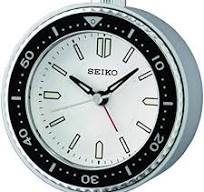 Réveil rond Seiko MAI T fond blanc