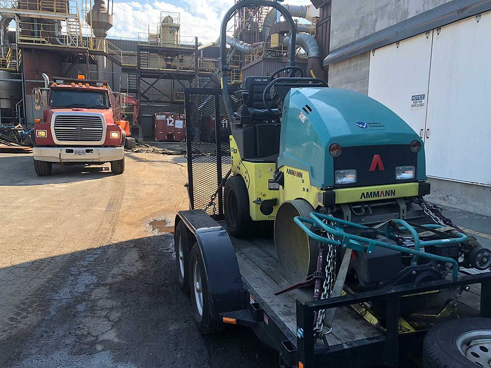 side view of a machine