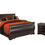 Thumbnail: Huey Vineyard Queen Sleigh Bed with Mirrored Dresser, Chest and 2 Nightstands By