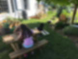Kids in Garden