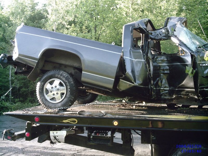 Remorquage véhicule accidenté