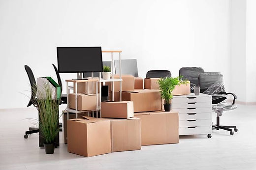 a heap of cartons