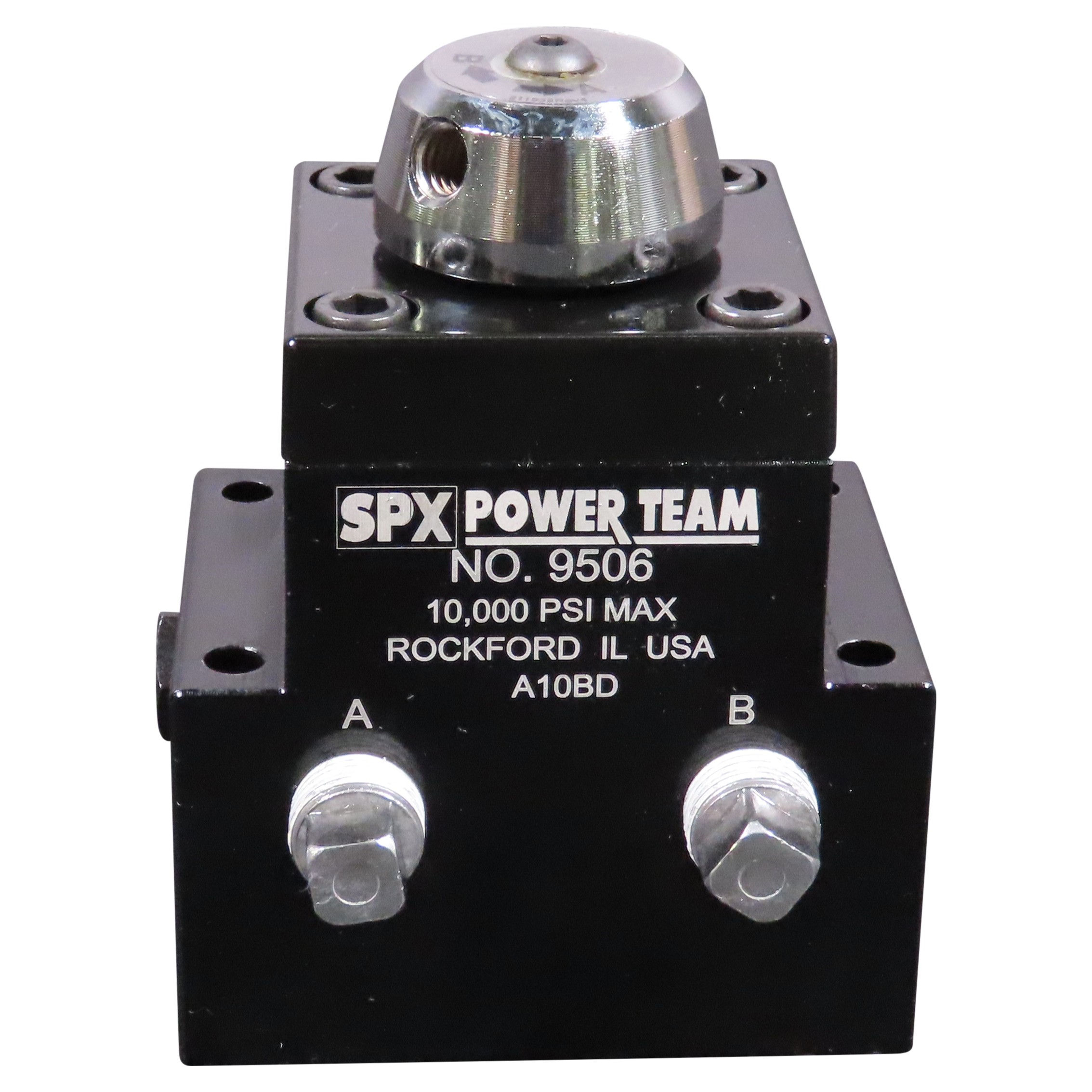 POWER TEAM 9506 VALVE MANUAL 4-WAY 3-POSITION TANDEM CENTER WITH POSI-CHECK