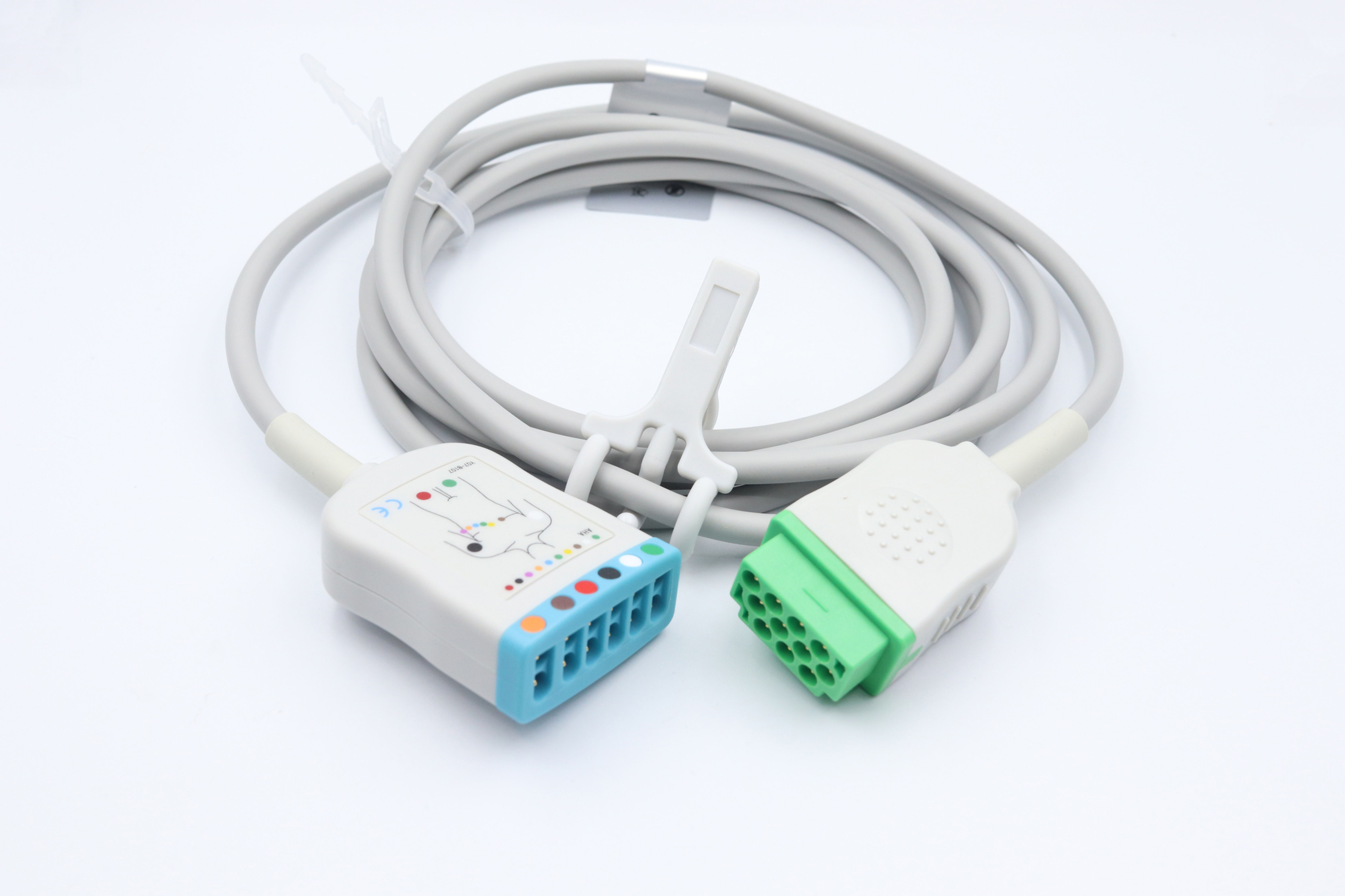 3/5/6 Leads ECG Trunk Cable - GE Healthcare Compatible, alt. 2016307-001