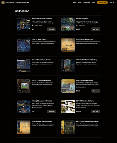 Paul Taggart’s Elphen Chronicles on New & Improved Patreon – December 2025 Blog Post #3 of 4