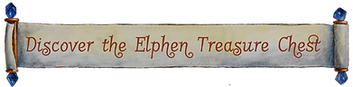 Elphen Treasure Chest from Paul Taggart's Elphen Chronicles. Fairies. Fantasy. Fairy stories. Fairy tales. Fantasy art. Weftwing. Lacewing. Starfire. Webstrand, the Tooth Gatherer. Paintbox Tales.