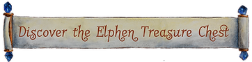 Elphen Treasure Chest from Paul Taggart's Elphen Chronicles. Fairies. Fantasy. Fairy stories. Fairy tales. Fantasy art. Weftwing. Lacewing. Starfire. Webstrand, the Tooth Gatherer. Paintbox Tales.