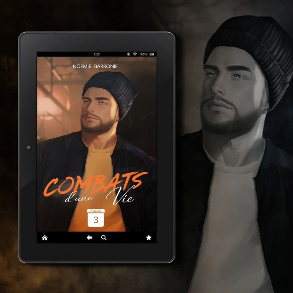 Couverture numérique avec un homme qui porte un bonnet