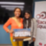 On November 1st, Ms. Ashwani was greeted by Tambra Stevenson of WANDA at the town hall meeting in Washington D.C. 