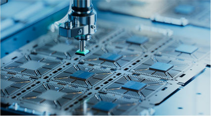 Factory arm assembling electric components