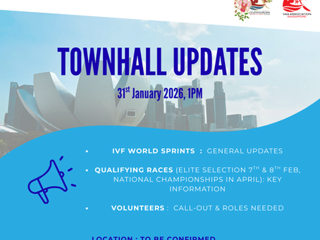 IVF World Sprints Championships & Race qualifying events : Information Townhall (31st Jan 2026)