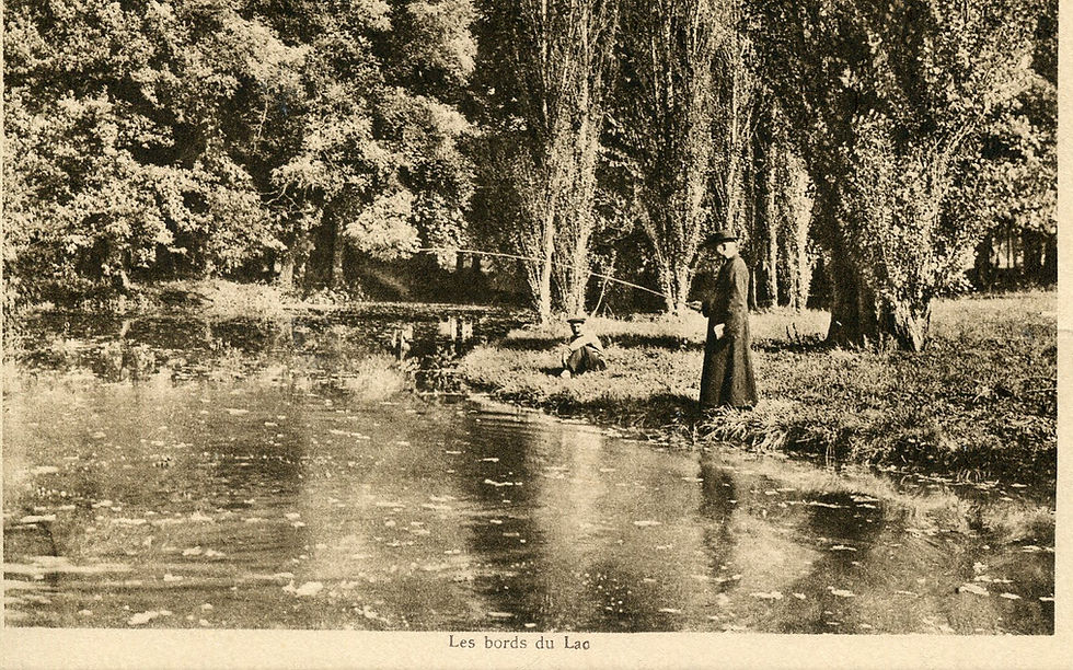 L'asile Notre-Dame de Lourdes - l'étang