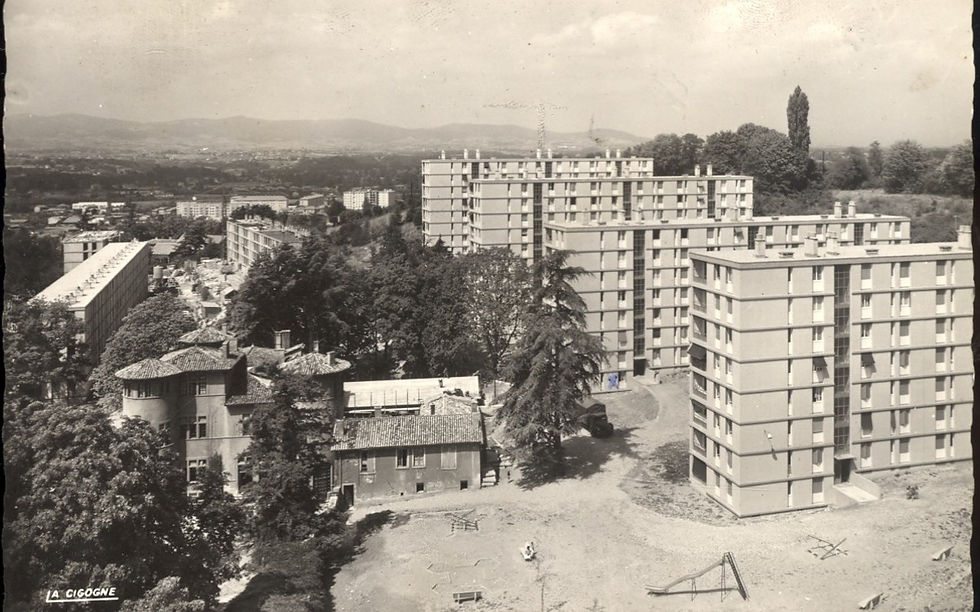 La cité de Ménival en 1960