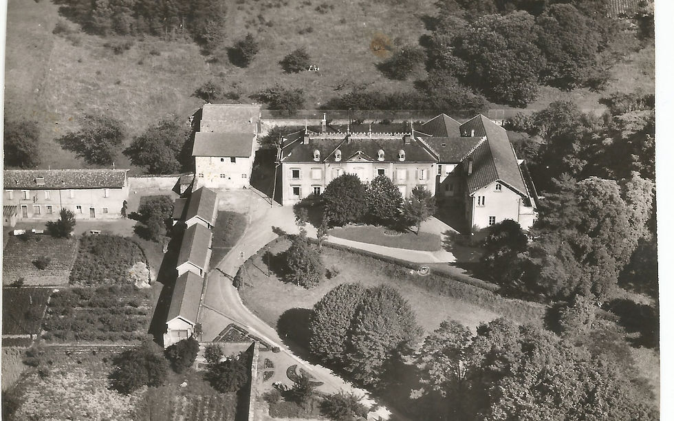 L'asile Notre Dame de Lourdes - vue aérienne