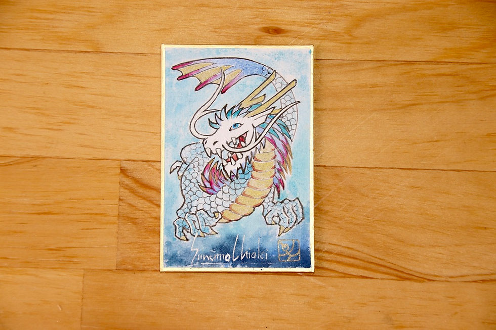 カードサイズ色紙アート