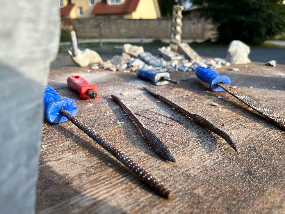 Speckstein Bildhauerei Hofgut Stammen