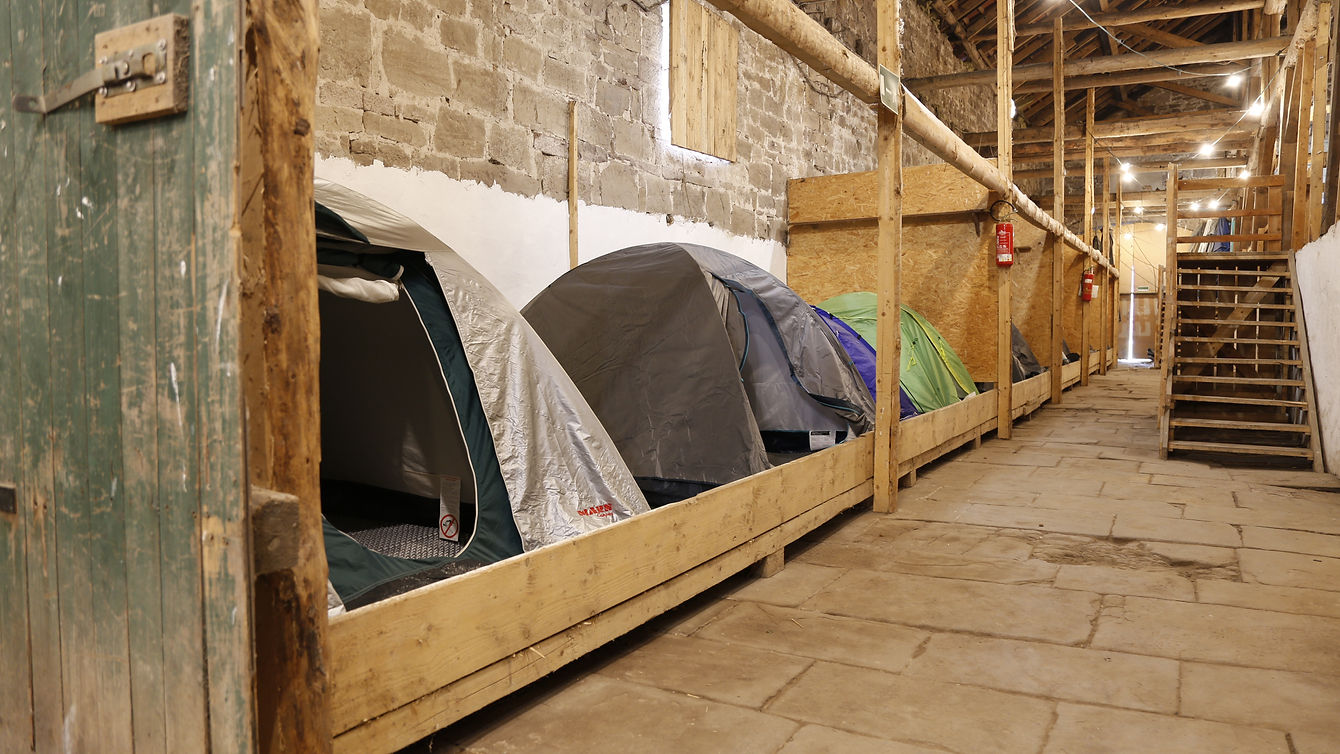 Indoor Camping Hofgut Stammen