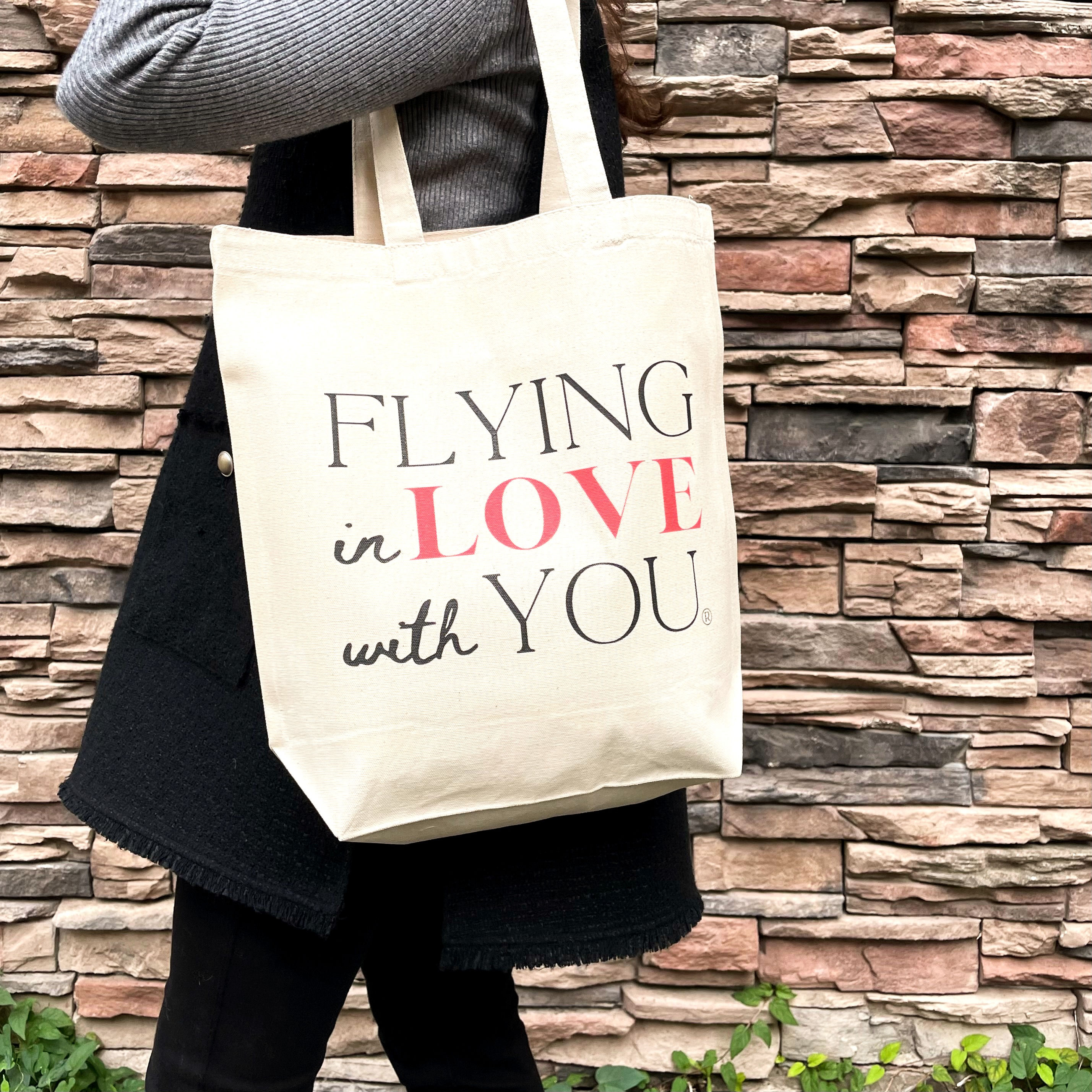 Flying in love with you® | Canvas Tote Bag