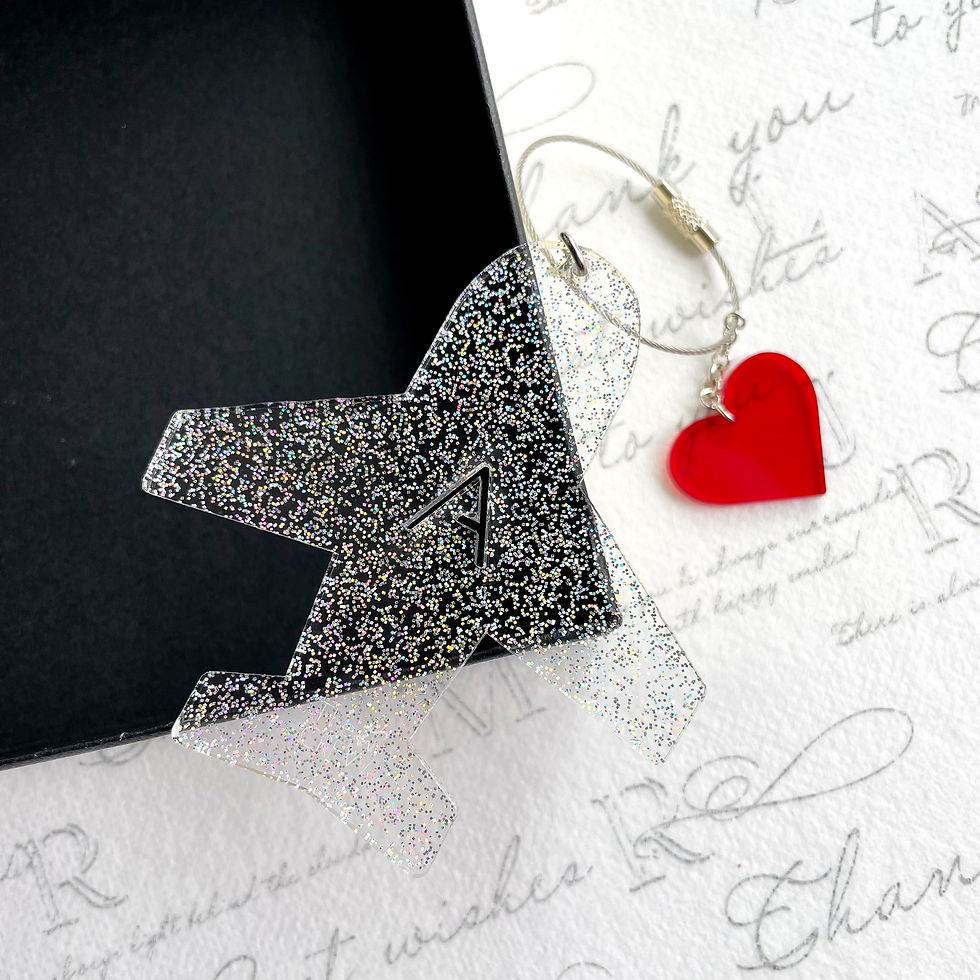 Thumbnail: Initial Plane Tag with Heart
