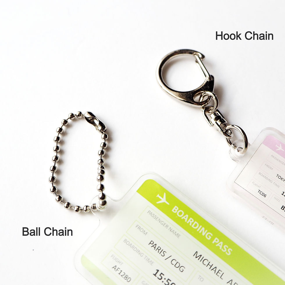 サムネイル： Boarding Pass | Customized Name Tag
