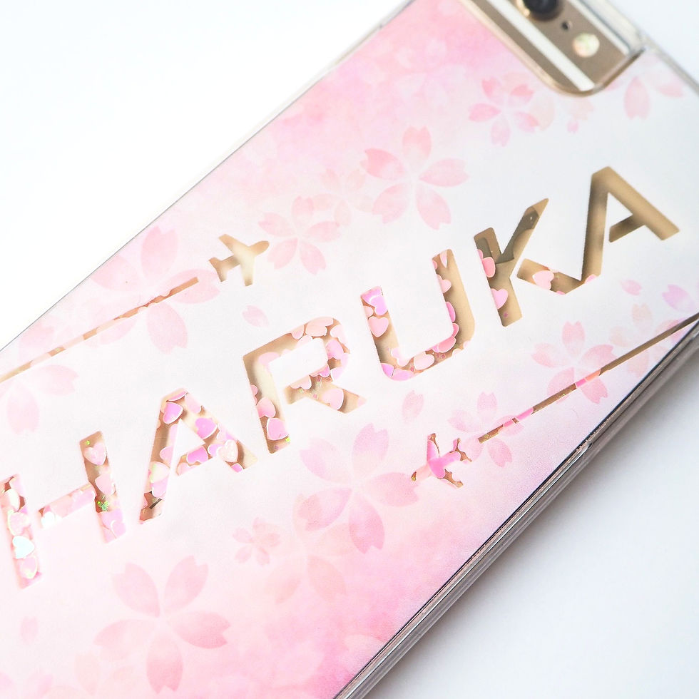 Thumbnail: Sakura 2020 | Customized Name Black Case