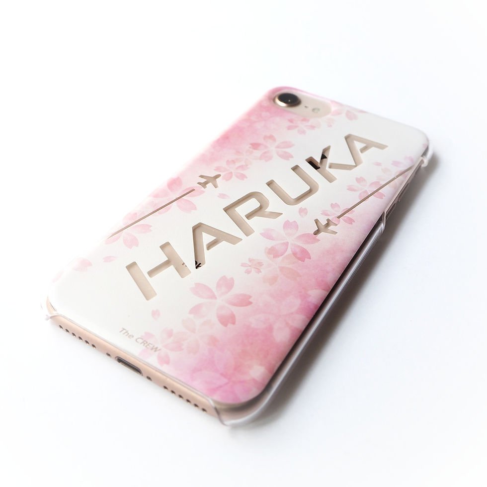 Thumbnail: In the sky Sakura | Customized Name Clear Case