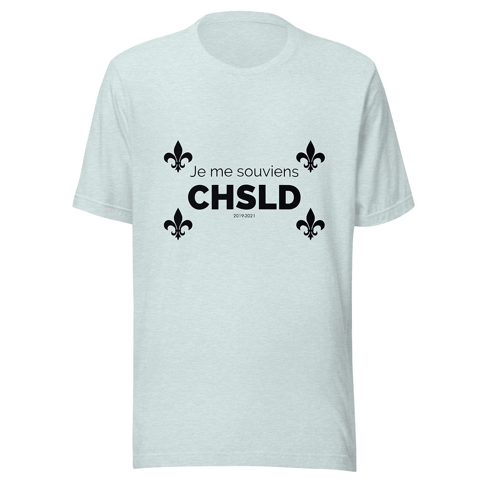 Thumbnail: Je Me Souviens CHSLD Bella + Canvas Tee