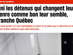 Screenshot from the article announcing the decision, Le Journal de Québec, French mainstream media.