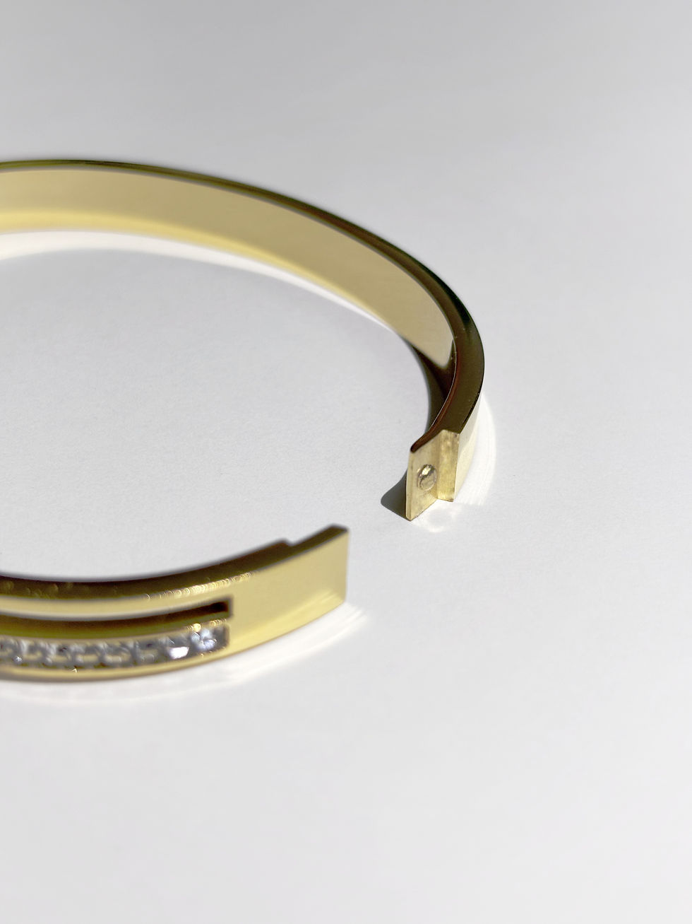 Thumbnail: HeartGlow Elegance 18KT Gold Plated Kada