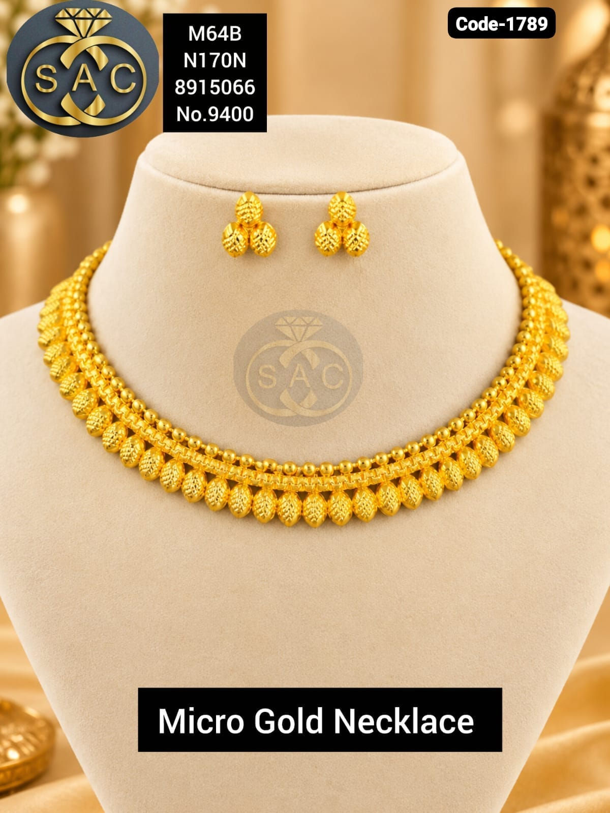 MICRO GOLD NECKLACE - 1789