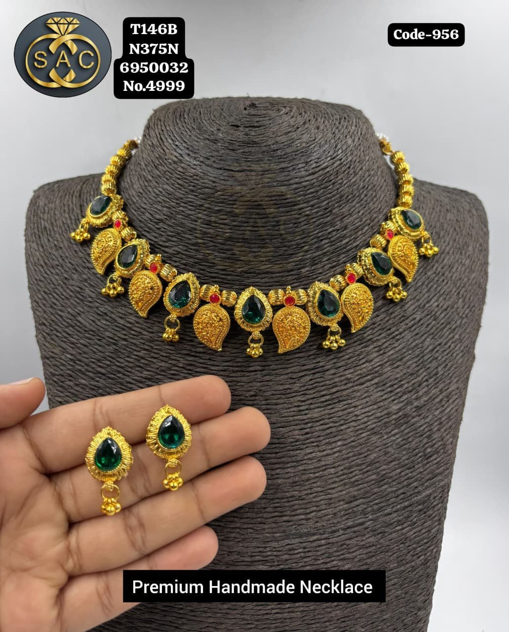 Premium Quality Handmade कोयरी Necklace - 956