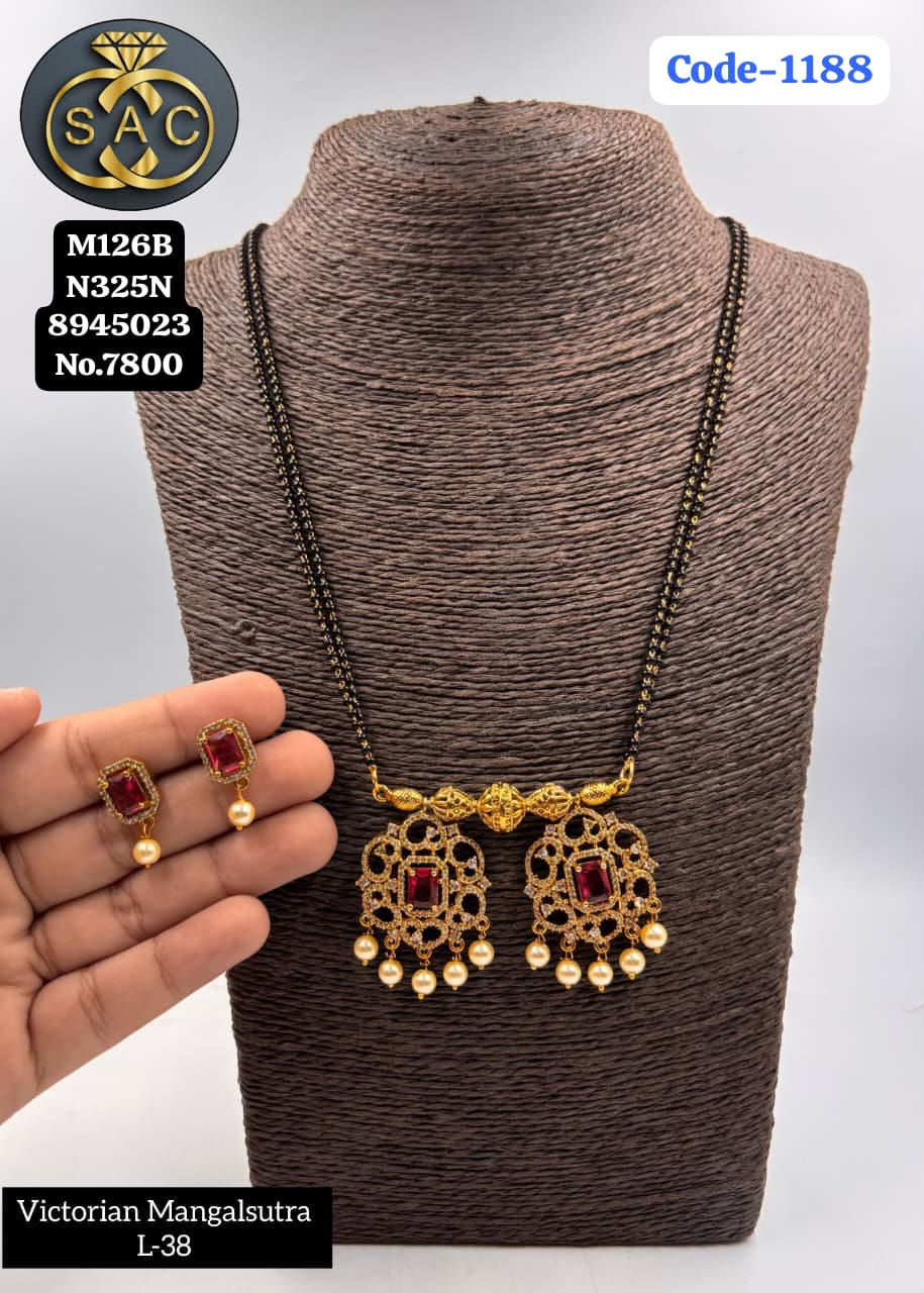 VICTORIAN MANGALSUTRA SET - 1188