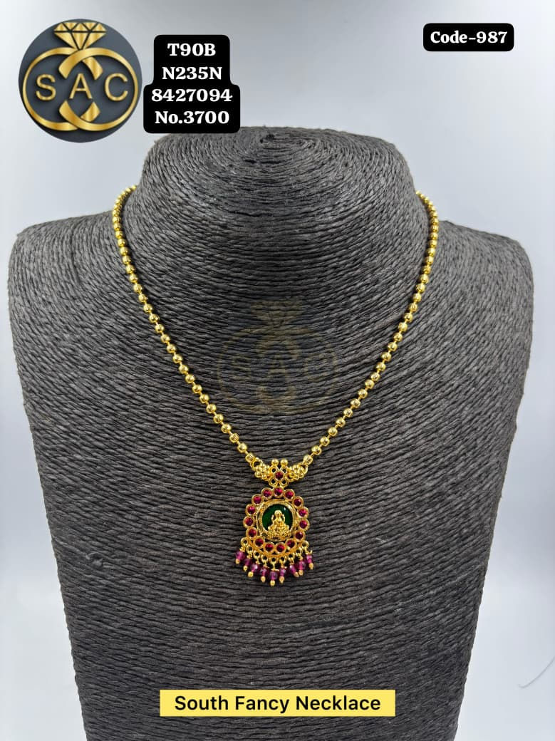 ✨Premium Quality South Fancy Necklace✨ - 987