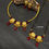 Thumbnail: Handmade कमळ Necklace Mangalsutra Combo Set - 369
