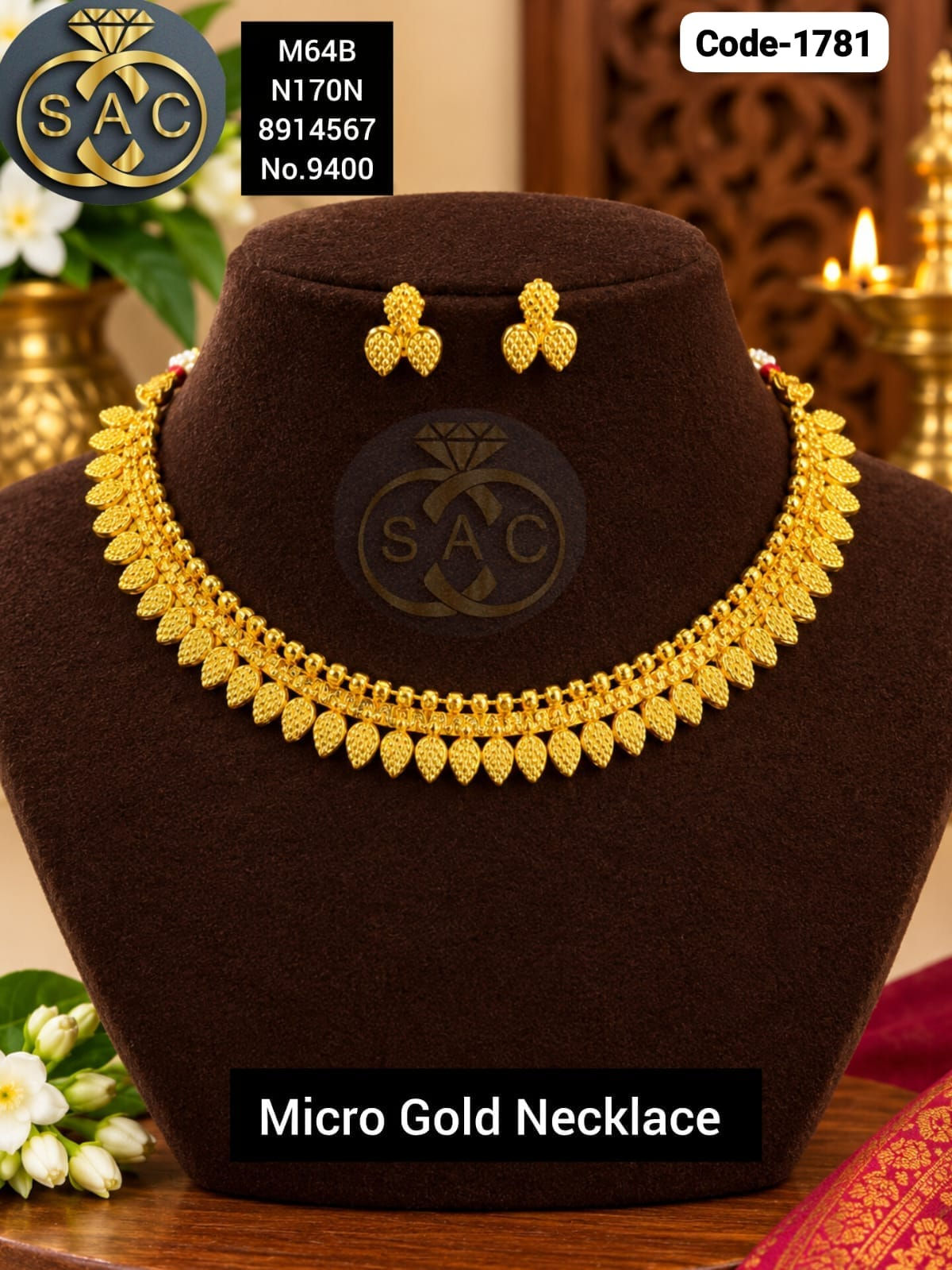 MICRO GOLD NECKLACE - 1781