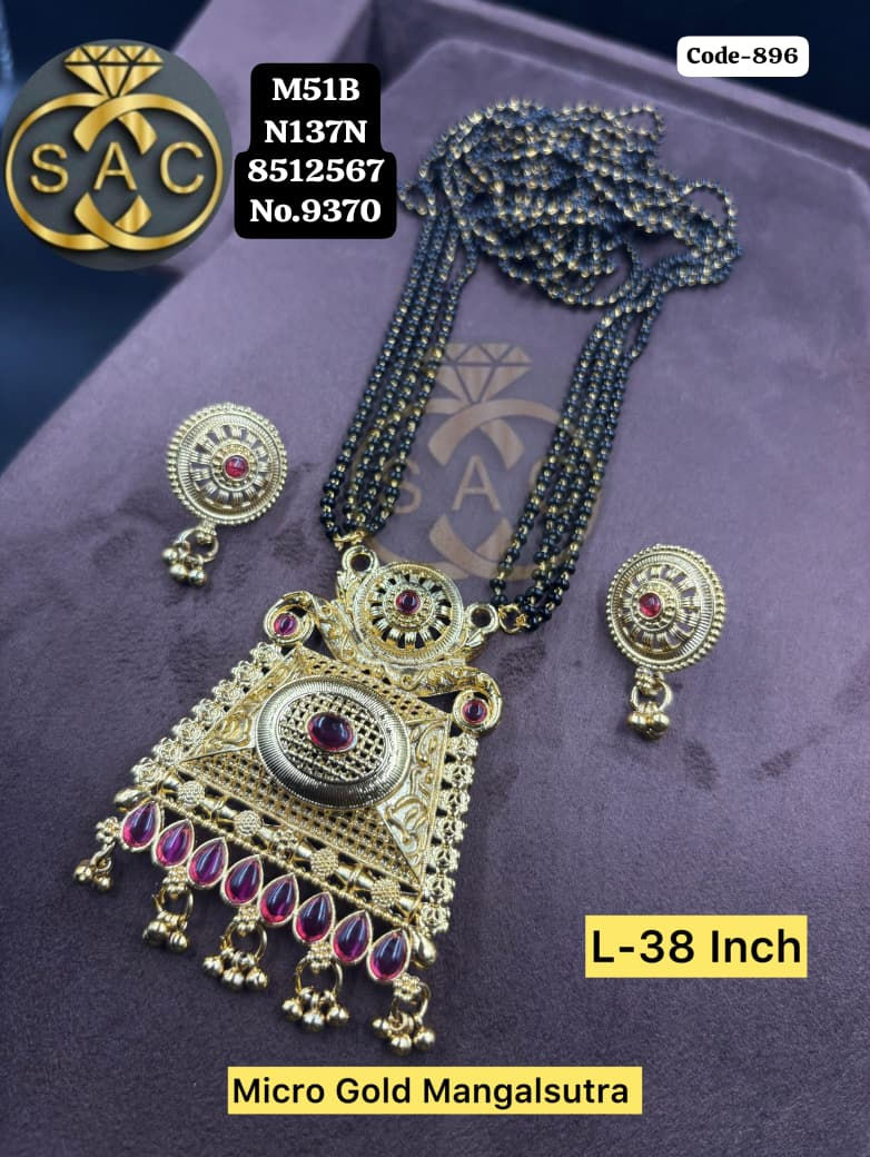 Micro Gold Mangalsutra Set