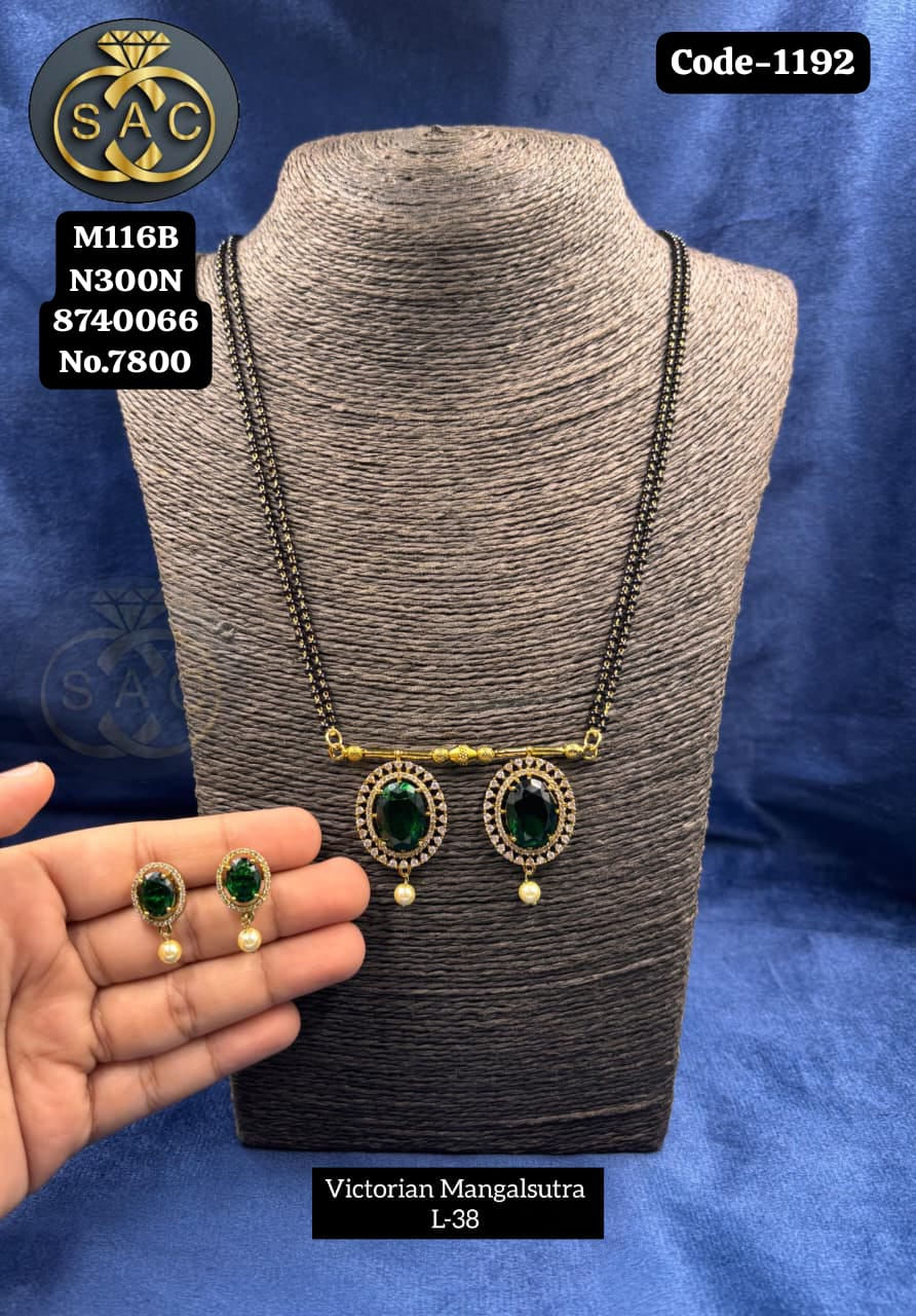 VICTORIAN MANGALSUTRA SET - 1192