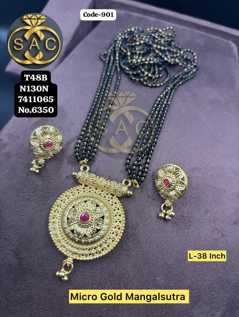 Micro Gold Mangalsutra Set