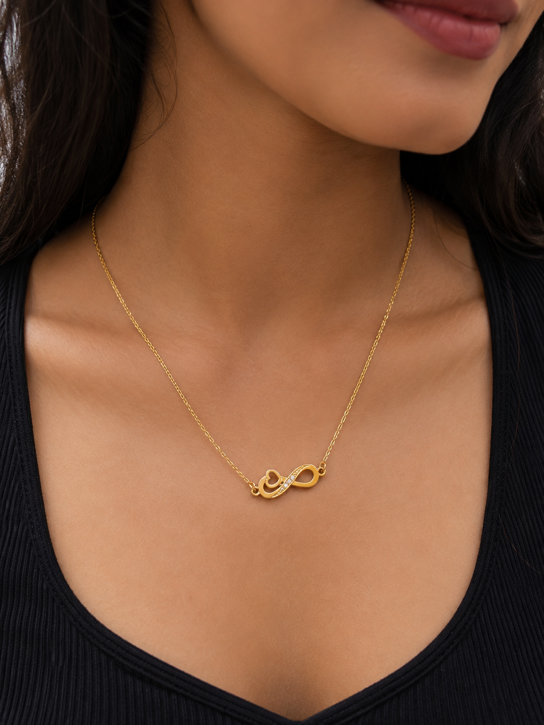 Infinity Elegance 18 KT Gold Plated Women’s Chain