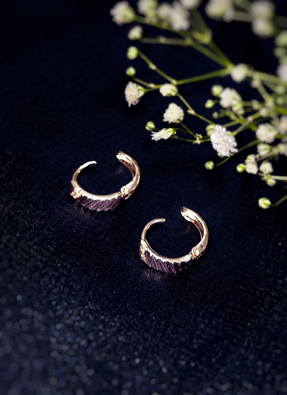 Thumbnail: 18 KT Gold Plated Minimal Elegance Earrings
