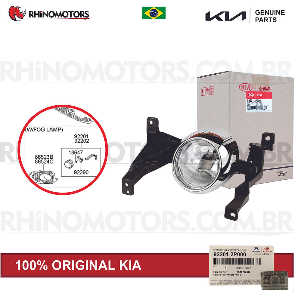 Miniatura: 922012P000 - Farol De Milha Esquerdo KIA SORENTO 2009 A 2012