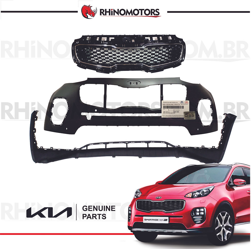 KIT FRENTE PARACHOQUE+MOLDURA+GRADE KIA SPORTAGE 2016/2022