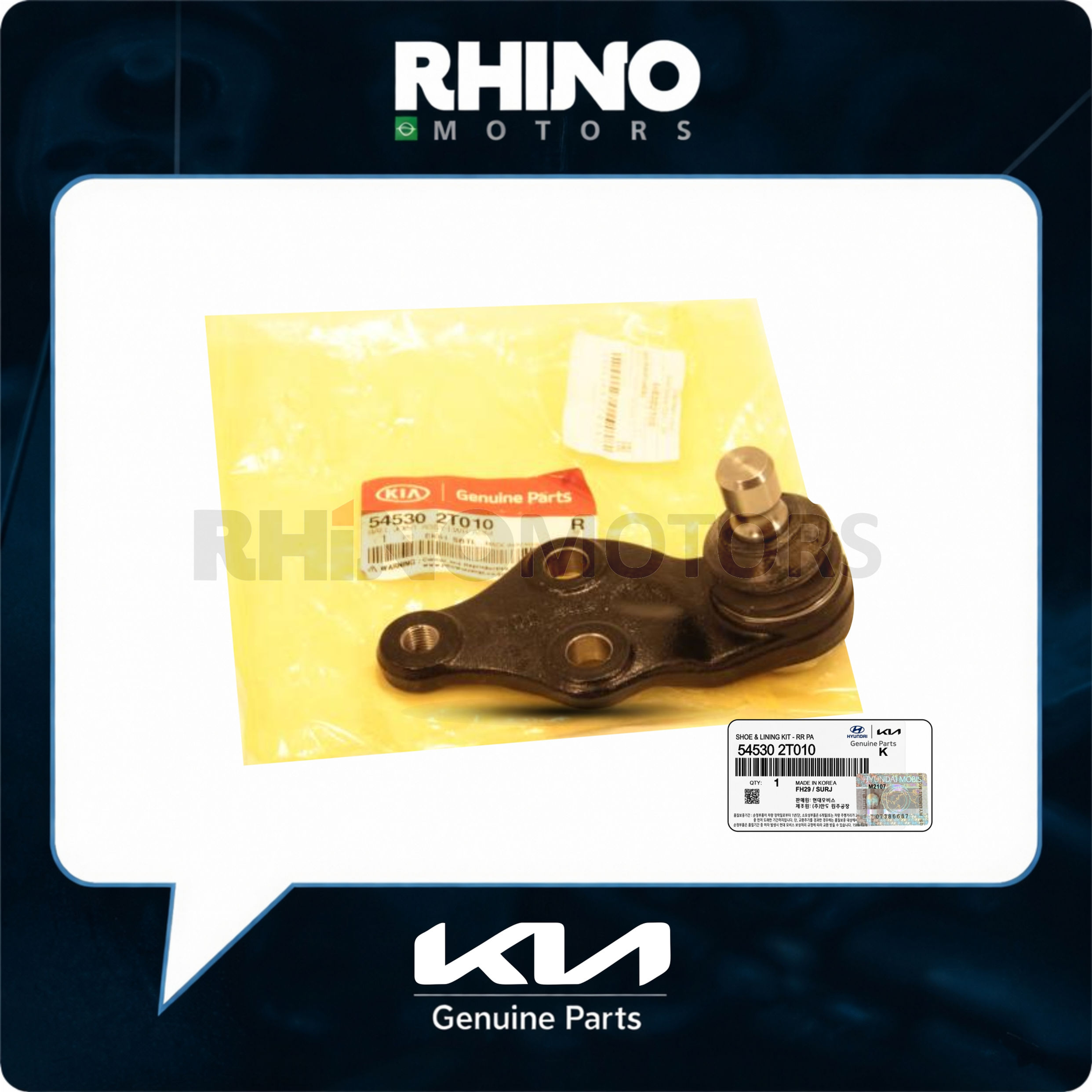 545302T010 - Pivo Hyundai Santa Fe Azera Sonata Kia Cadenza Optima 12/