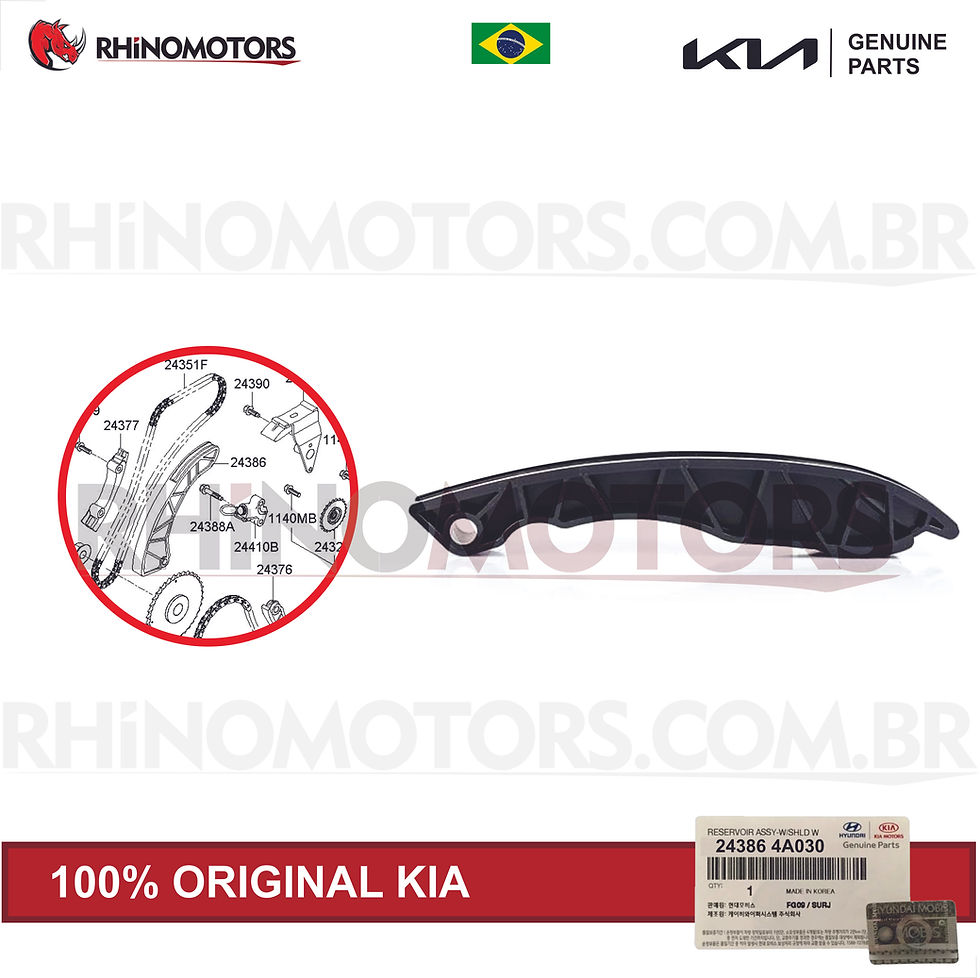 Miniatura: 243864A030 guia da corrente (motor 2.5) SORENTO, BONGO, HR