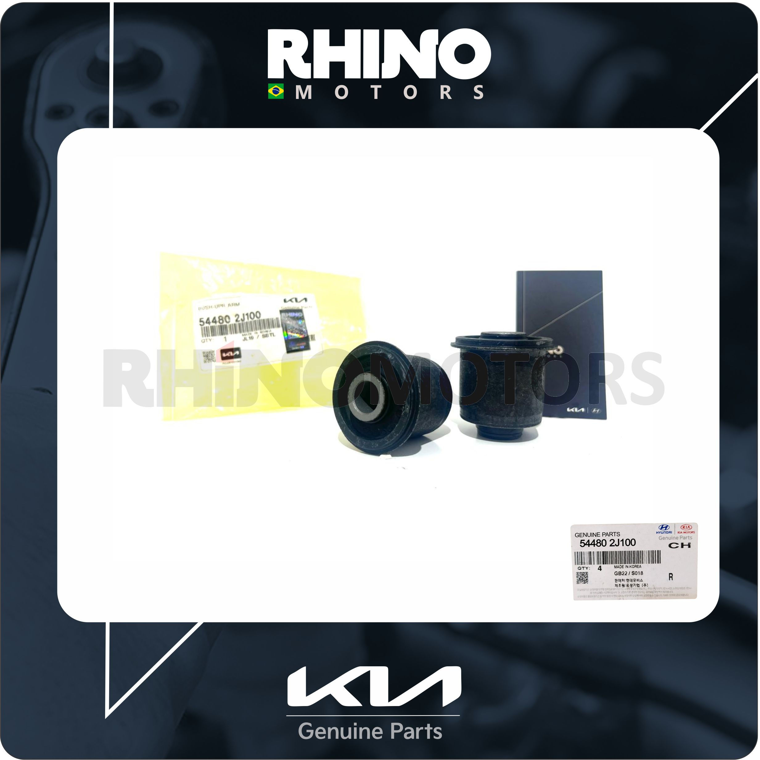 PAR BUCHA BANDEJA SUPERIOR DIANT. - KIA MOHAVE TODAS cod: 544802J100